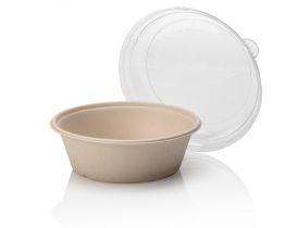 Bowls Bagasse Brown 1200ml Ø 194mm (Doos 160 stuks)