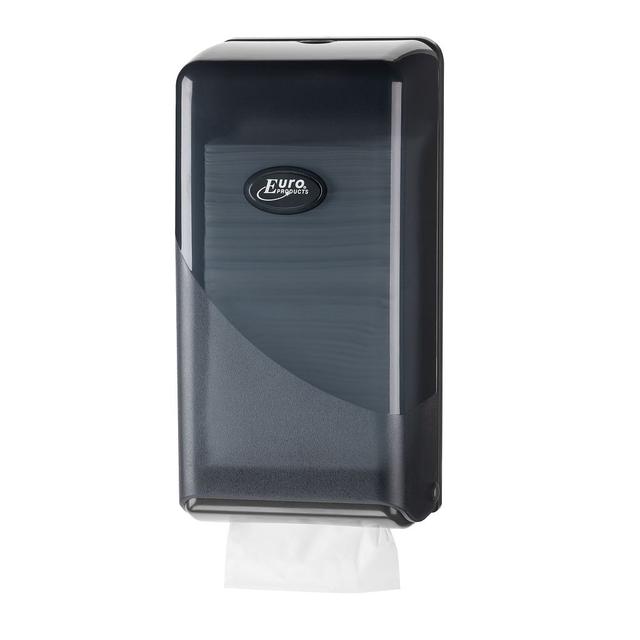 Toiletpapierdispenser Euro bulkpack pearl black 