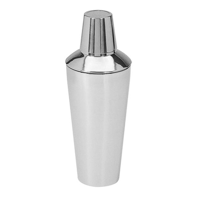 Cocktail shaker, RVS / RVS hoogglans, (h)25x10cm, 80 cl