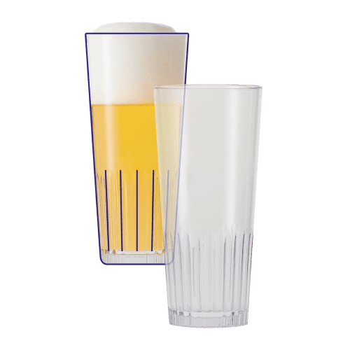 Matt The Man Reusable Bierglas Tritan Copolyester (BPA-vrij) 30cl 
