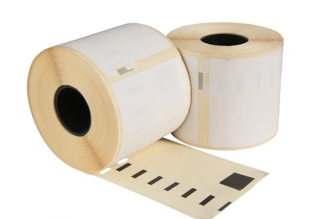 Dymo 99015 compatible etiketten, 54mm x 70mm (Doos 10 rollen à 320 etiketten)