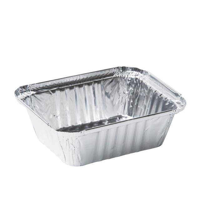 Aluminium bak 250cc 13x9,5x4,5cm (Pak 100 stuks)