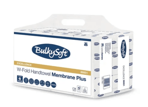 Handdoek BulkySoft Excellence 3-Laags W-vouw 12x75 vel 86001