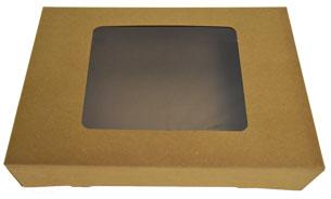 Cateringdoos Karton met Venster 35cm (pak à 10stks)