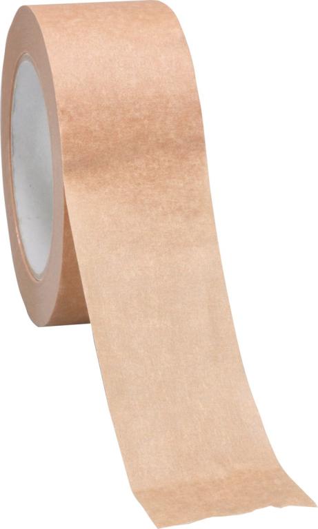 Papiertape bruin 50mm x 50meter ( pak 6 rollen)