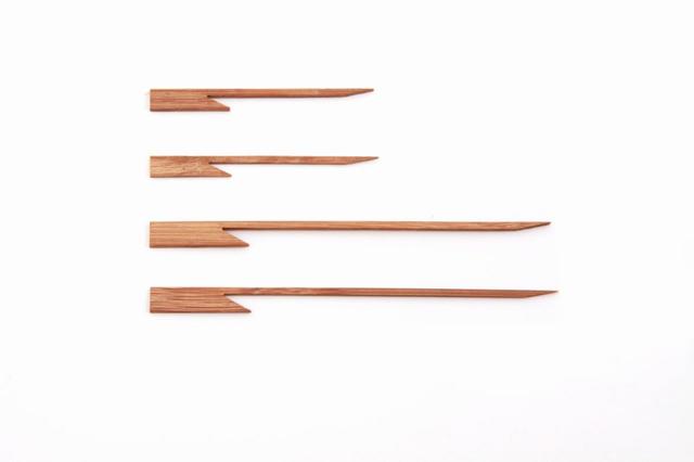 Prikker bamboe Modern 70 mm, 12 x 250 doos