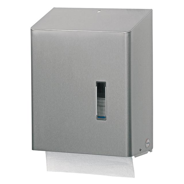 Santral handdoekdispenser HSU 31 E, RVS mat
