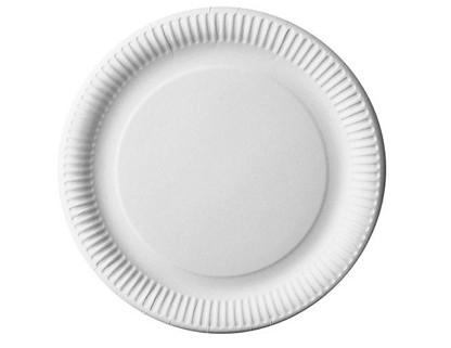 Borden karton pure rond  29cm wit