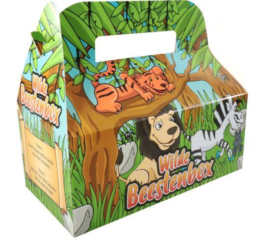 Kidsbox Wilde beesten Karton 225x120x95mm (Doos 50 stuks)