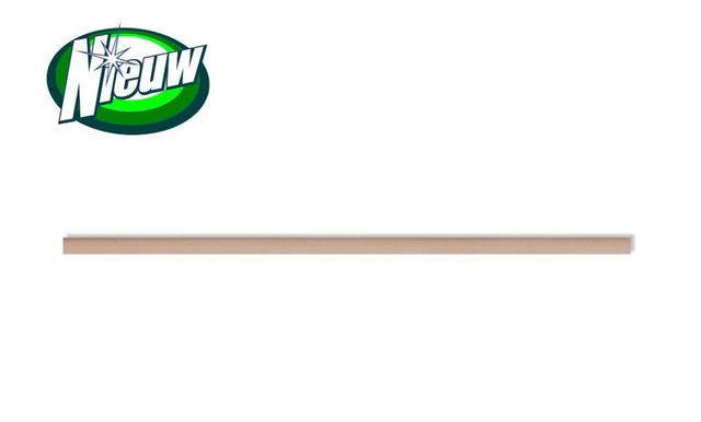 Drinkrietje nature bruin Bamboe vezel Ø 6 mm x 21 cm, 250 stuks