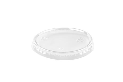 Deksels, aPET Ø 6,2 cm transparant (Pak à 125 stuks)