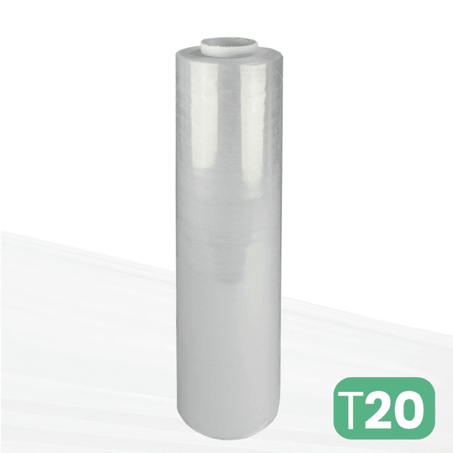 Handwikkelfolie / Palletfolie T20 / 50cm Transparant (300 meter)
