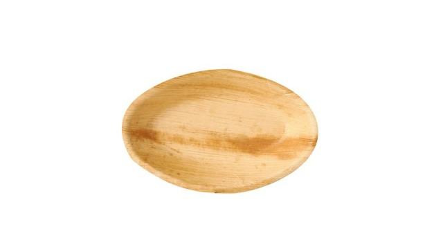 Palm bord Ovaal 20x12,5cm h3cm (Pak à 25 stuks)