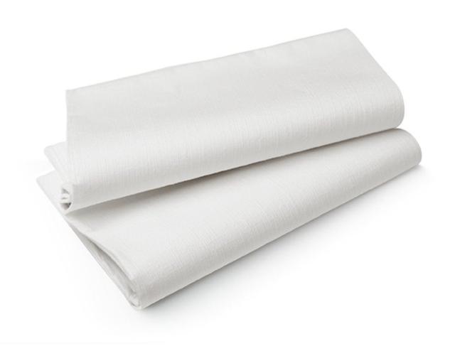 Tafelkleed Duni evolin wit 127x127cm 50 Stuks
