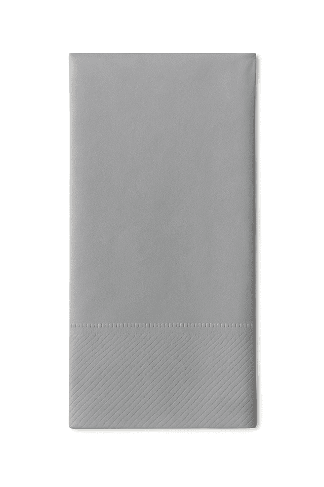 Servetten 40x40cm airlaid 55 grams 1/8 vouw Grijs (Doos 560 stuks)