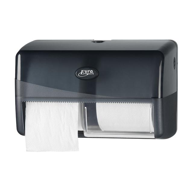Toiletpapierdispenser Euro duo  Pearl Black