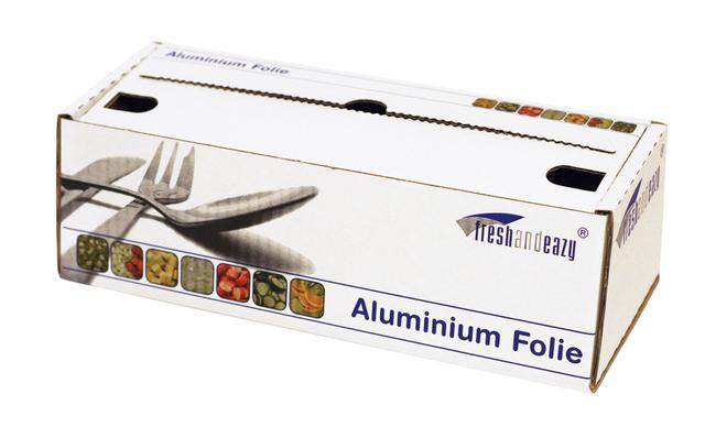 Aluminium folie 30cm 11my Cutterbox (Rol 250 meter)