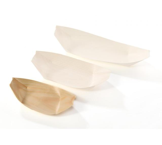 Bootje hout 140x77mm (Pak 100 stuks)