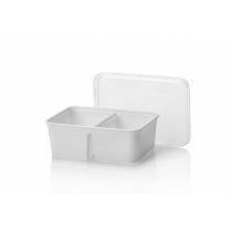 Bak 173 serie 750cc  PP 2-Vaks Wit (Doos 500 stuks)