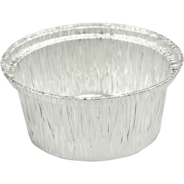 aluminium bakjes rond 90/65mm 27mm hg 110ml (Doos à 2000 stuks)