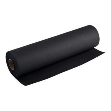 Tafelloper zwart airlaid 70gr. 40cmx24mtr.  4rol á 20x1,2mtr.
