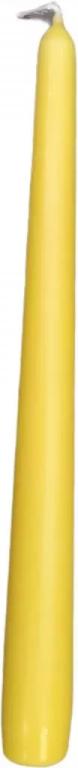 Gotische kaarsen 240/23mm Geel (Doos 100 stuks)