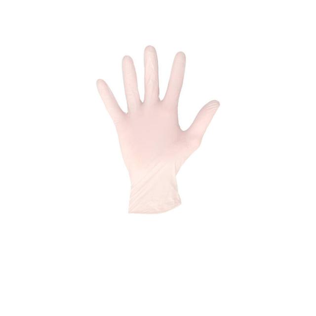 Handschoen Nitril ONGEPOEDERD bergamot Wit Large (Pak 100stuks)