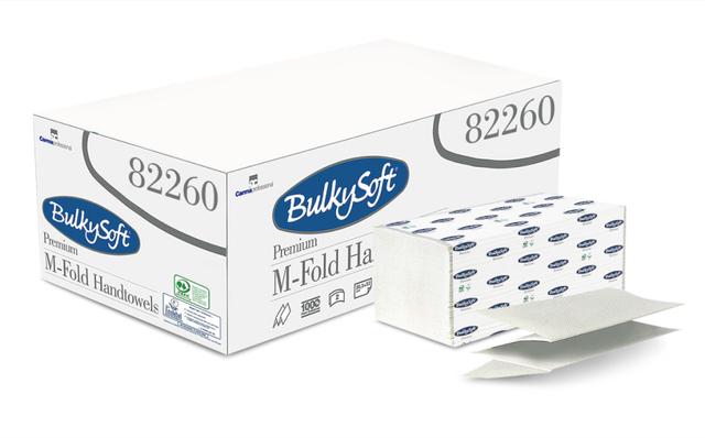 Handdoeken Luxe M-vouw cellulose 2-laags 21.5x32cm 25x125 stuks