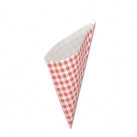 Frites / puntzak, K15 ersatz, wit, 5 kg