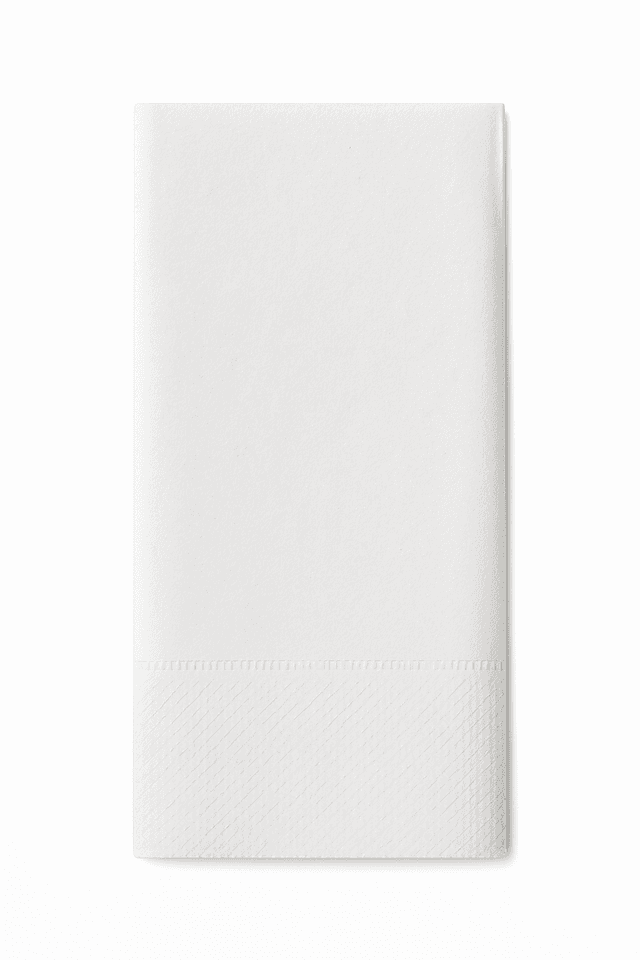 BulkySoft Servetten Wit 33x33cm 2-laags 1/8vouw (Doos à 100x20 stuks)