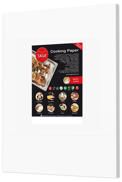 Bakpapier wit 32,5x53cm in dispenserdoos