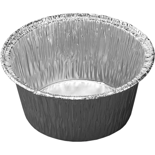 Aluminium bakjes rond 80mm - 40mm hoog (Doos 2000 stuks)