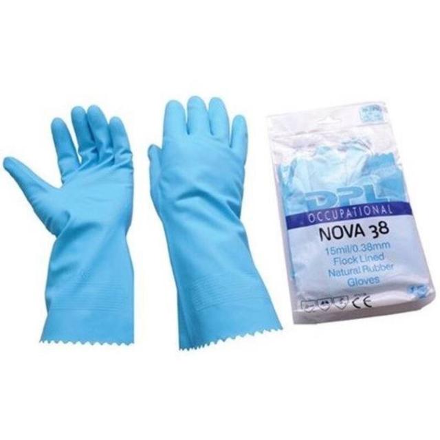 Huishoudhandschoenen Nova 38 Blauw Medium (200)