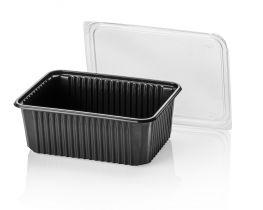 Bak 180 serie 1000cc PP Zwart (Doos 300 stuks)