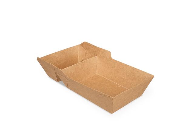 Snackbakje A23 (A7+1) Kraft Bruin (Doos 600 stuks)