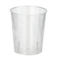 Borrel /-shot glas zonder voet 20cc (Pak à 40 stuks)