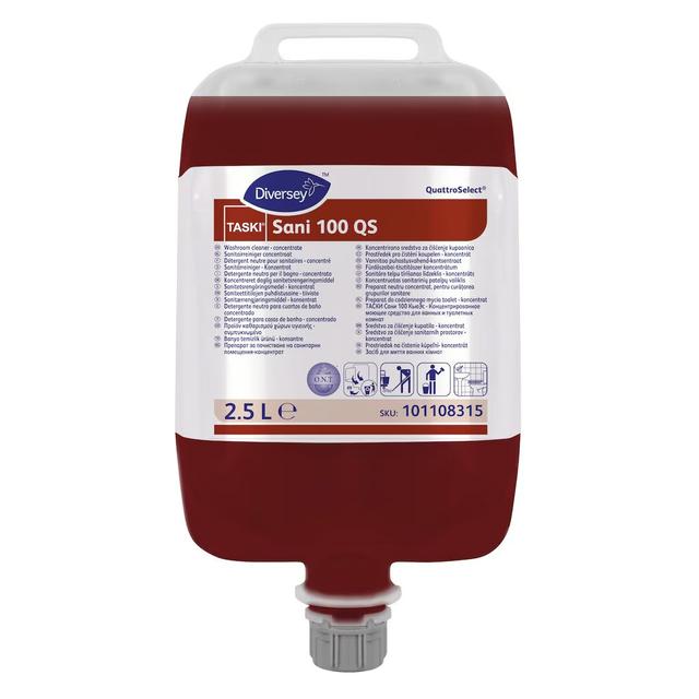 TASKI Sani 100 QS W1a Sanitair reiniger (Doos 2 x 2,5 liter)
