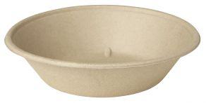 Bowls Bagasse Brown 800ml Ø 194mm (Doos 320 stuks)