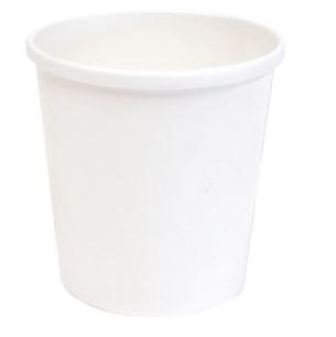 Soepbeker karton wit 400cc/16oz wit (pak à 25stks)