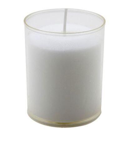 Refills kaarsen transparant 20 uurs (Doos 90 stuks)