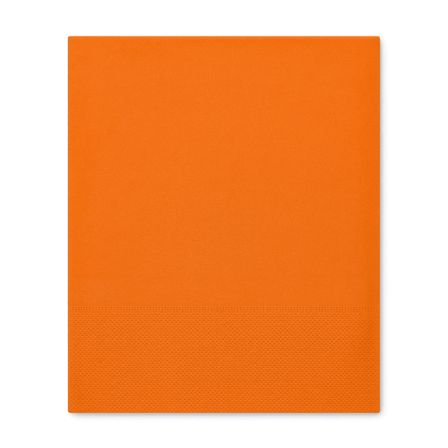Servetten 24x24cm 1-laags 1/4 vouw Oranje (Doos 4000 stuks)
