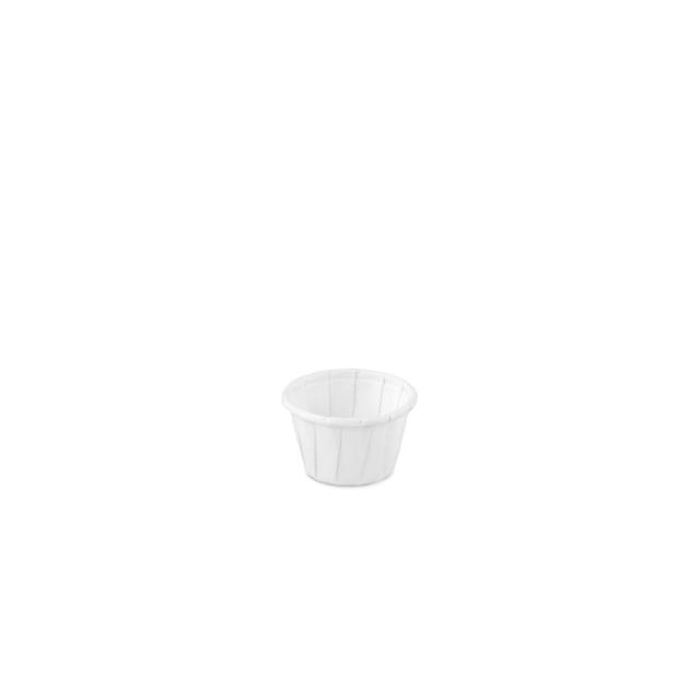 Bakje papier (FSC®) rond wit 0.5oz / 15ml (Pak 200 stuks)
