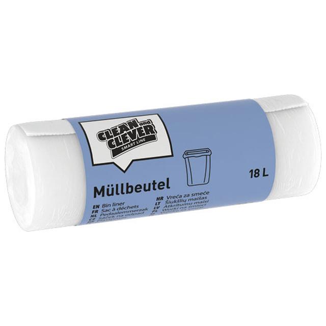 Pedaalemmerzak SMA73 46x52cm/ 18L Wit ( 50 stuks )