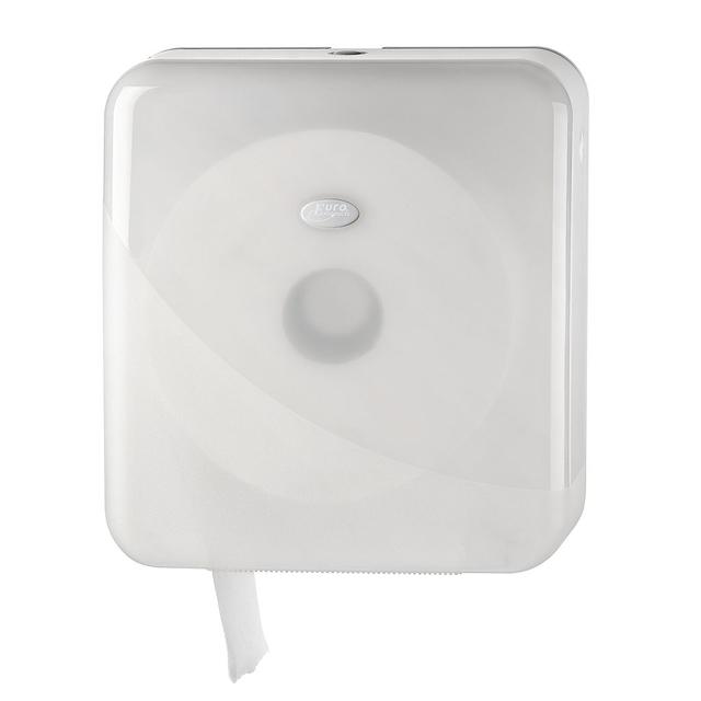 Toiletpapierdispenser Euro maxi jumbo pearl white