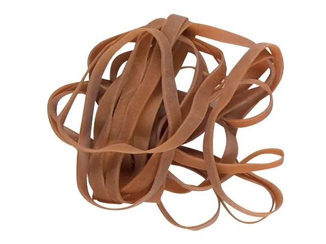 Elastiek Standard Rubber Bands 38 150x2.5mm 500gr bruin (Doos 530 stuks)