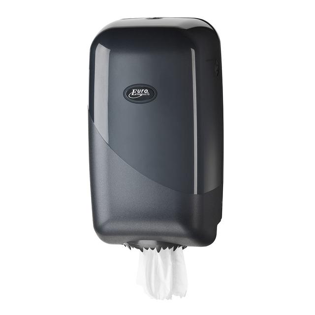 Poetsrol  dispenser Euro mini pearl black