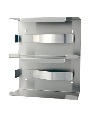 Handschoen dispenser box RVS dubbel