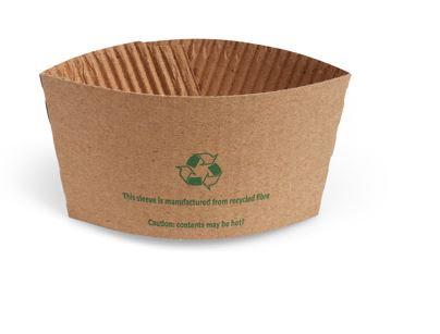 Kartonnen sleeve voor 8oz beker (Doos à 1000 stuks)