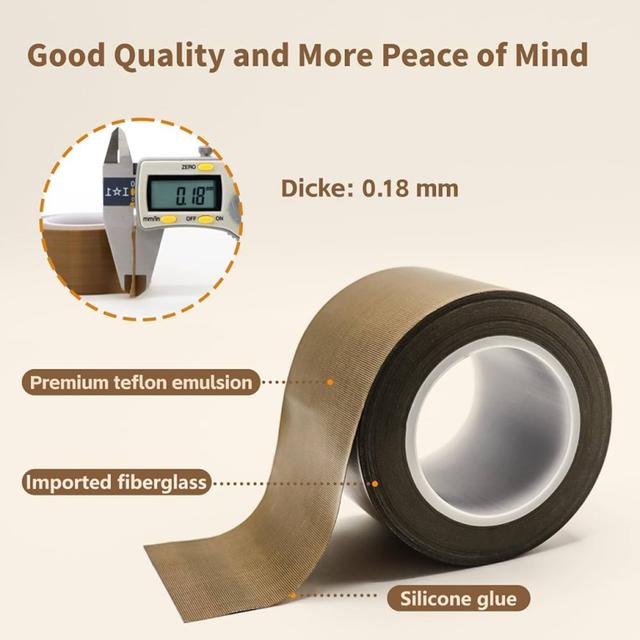 Teflon 4cm breed zelfklevend (Rol 3 meter)