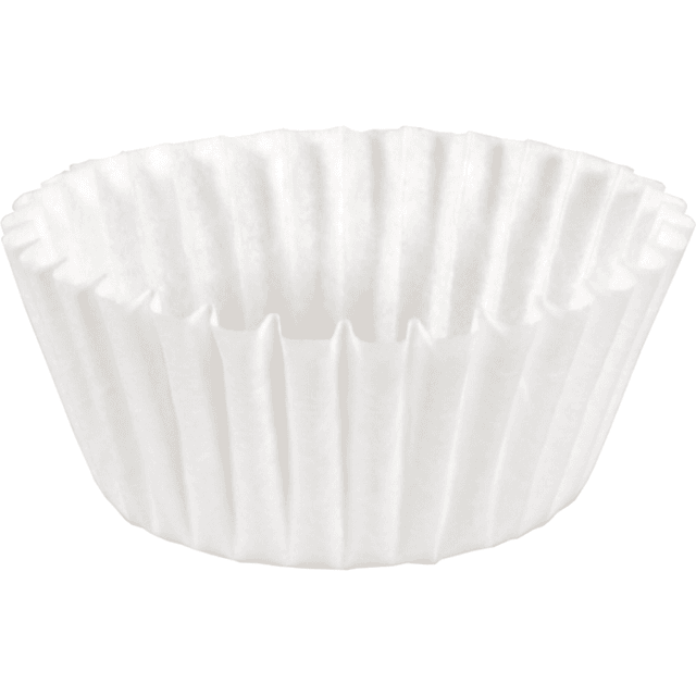 Caisses papier rond 75mm wit (1000 stuks)